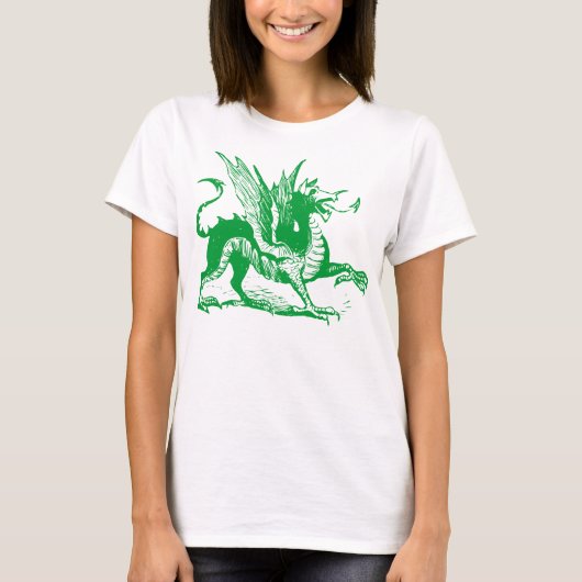 Drachengrabung - Grasgrün T-Shirt (Vorderseite)