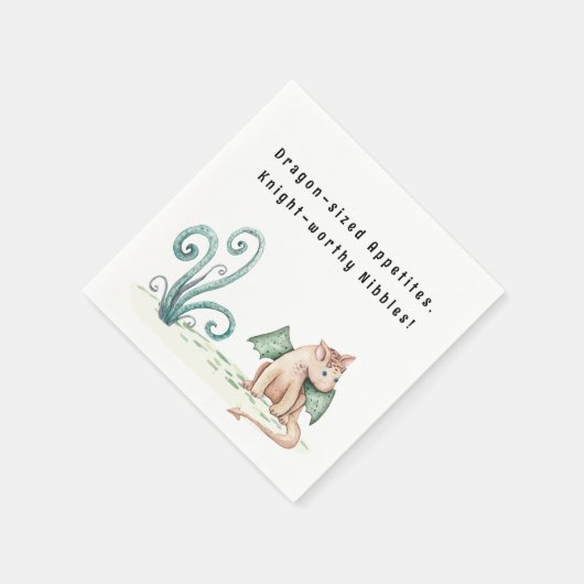 Drachengroße Appetites, Ritterwürdige Nibbles! Serviette (Ecke)