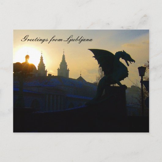 Drachengrüße Postkarte (Vorderseite)