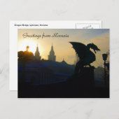 Drachengrüße Postkarte (Vorne/Hinten)