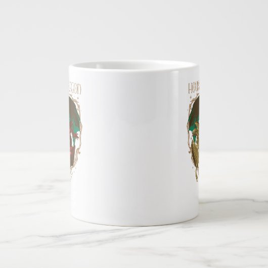Drachenhaus | Drachenschild Jumbo-Tasse (Vorderseite)