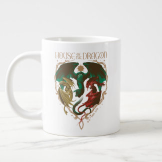 Drachenhaus | Drachenschild Jumbo-Tasse