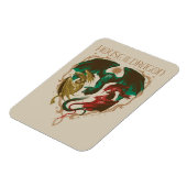 Drachenhaus | Drachenschild Magnet (Linke Seite)