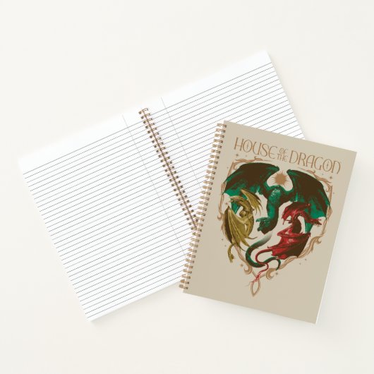 Drachenhaus | Drachenschild Notizblock (Innenseite)