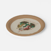 Drachenhaus | Drachenschild Pappteller (Schrägansicht)