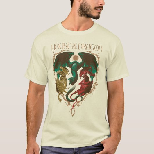 Drachenhaus | Drachenschild T-Shirt (Vorderseite)