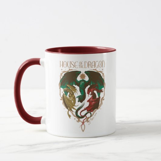 Drachenhaus | Drachenschild Tasse (Links)