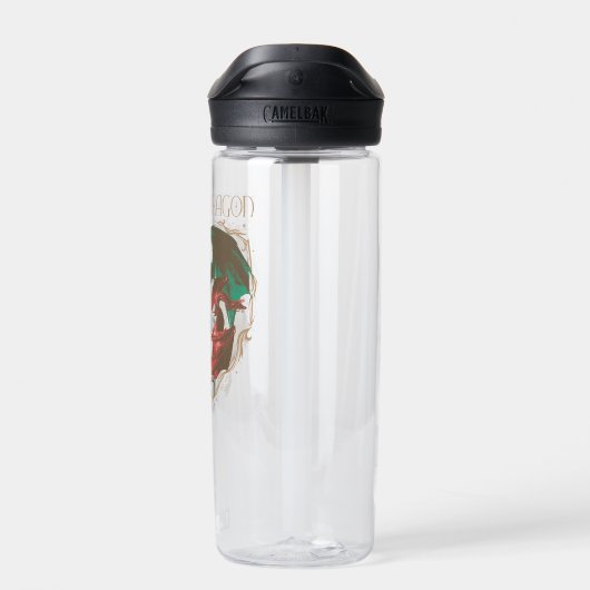 Drachenhaus | Drachenschild Trinkflasche (Rückseite)