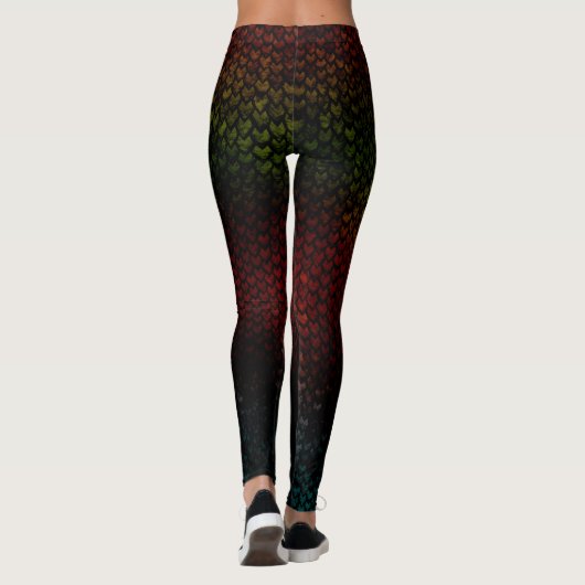 Drachenhaut Leggings (Rückseite)