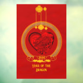 Drachenherz , Jahr des Drachen Fensteraufkleber (Blatt 3)