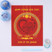 Drachenherz , Jahr des Drachen Flyer (Einzeln)