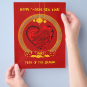 Drachenherz , Jahr des Drachen Flyer (Hand)