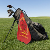Drachenherz , Jahr des Drachen Golfhandtuch (Gras)