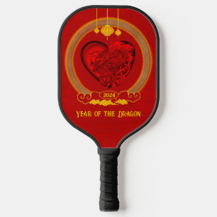 Drachenherz , Jahr des Drachen Pickleball Schläger