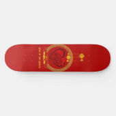Drachenherz , Jahr des Drachen Skateboard (Horizontal)