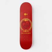 Drachenherz , Jahr des Drachen Skateboard (Vorderseite)