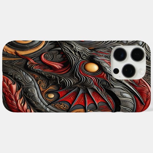 Drachenhilfe: Mythischer Power Case-Mate iPhone Hülle (Rückseite (Horizontal))