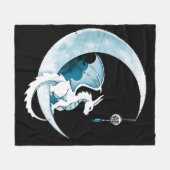 Drachenjahr Fleecedecke (Vorderseite (Horizontal))