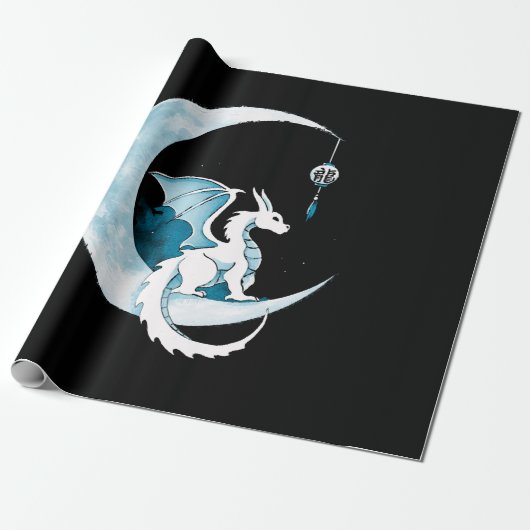Drachenjahr Geschenkpapier (Ungerollt)
