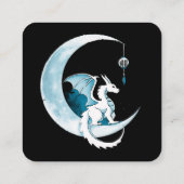 Drachenjahr Quadratische Visitenkarte (Rückseite)