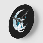 Drachenjahr Runde Wanduhr (Winkel)