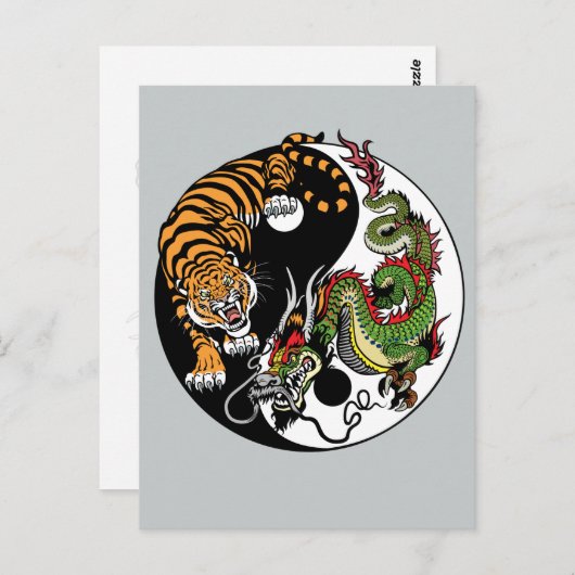 Drachenjang Postkarte (Vorne/Hinten)