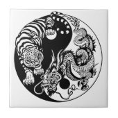 Drachenjang-Symbol Fliese (Vorderseite)