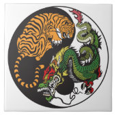 Drachenjang-Symbol Fliese (Vorderseite)