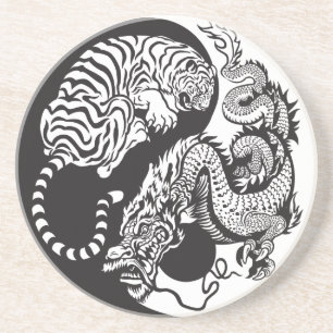 Drachenjang-Symbol Getränkeuntersetzer