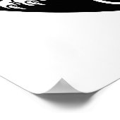 Drachenjang-Symbol Poster (Ecke)