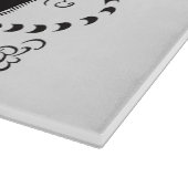 Drachenjang-Symbol Schneidebrett (Ecke)