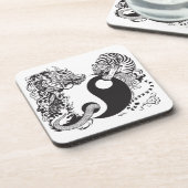 Drachenjang-Symbol Untersetzer (Linke Seite)