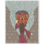 Drachenjubeln Aufkleber (Vorderseite)