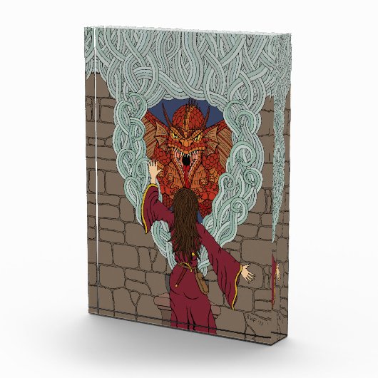 Drachenjubeln Fotoblock (Rechts)