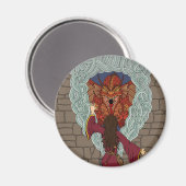 Drachenjubeln Magnet (Vorderseite/Rückseite)