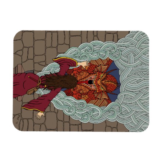 Drachenjubeln Magnet (Horizontal)