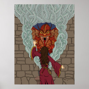 Drachenjubeln Poster