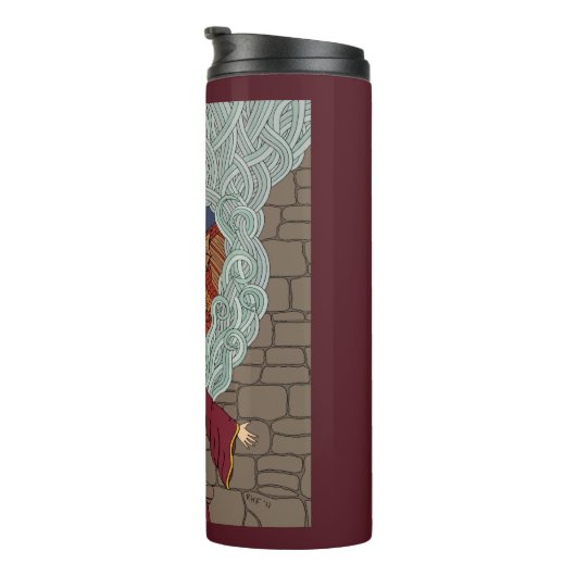 Drachenjubeln Thermosbecher (Nach rechts gedreht)