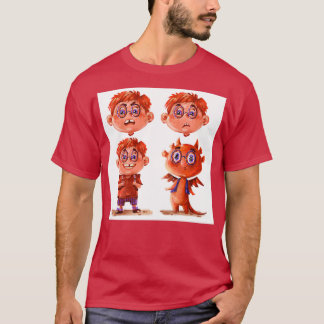 Drachenjunge-Portrait T-Shirt