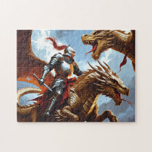 Drachenkampf Puzzle