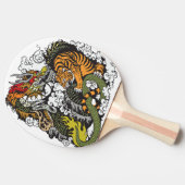 Drachenkampf Tischtennis Schläger (Seitenansicht)