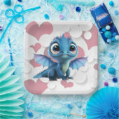 Drachenkartonteller Pappteller (Party)