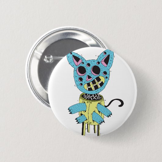 Drachenkatze Button (Vorne & Hinten)