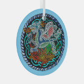 Drachenkekse Ornament Aus Glas (Vorderseite Rechts)