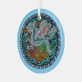 Drachenkekse Ornament Aus Glas (Vorderseite links)