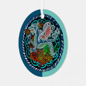 Drachenkekse Ornament Aus Metall (Vorderseite links)