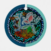 Drachenkekse Ornament Aus Metall (Vorderseite)