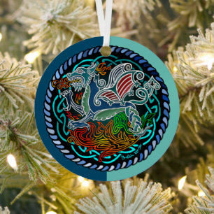 Drachenkekse Ornament Aus Metall