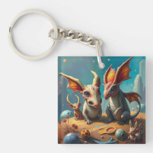 Drachenkindergarten Spielzeit in einer fremdenWelt Schlüsselanhänger