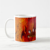 Drachenklatsche - Roter Drache Kaffeetasse (Links)